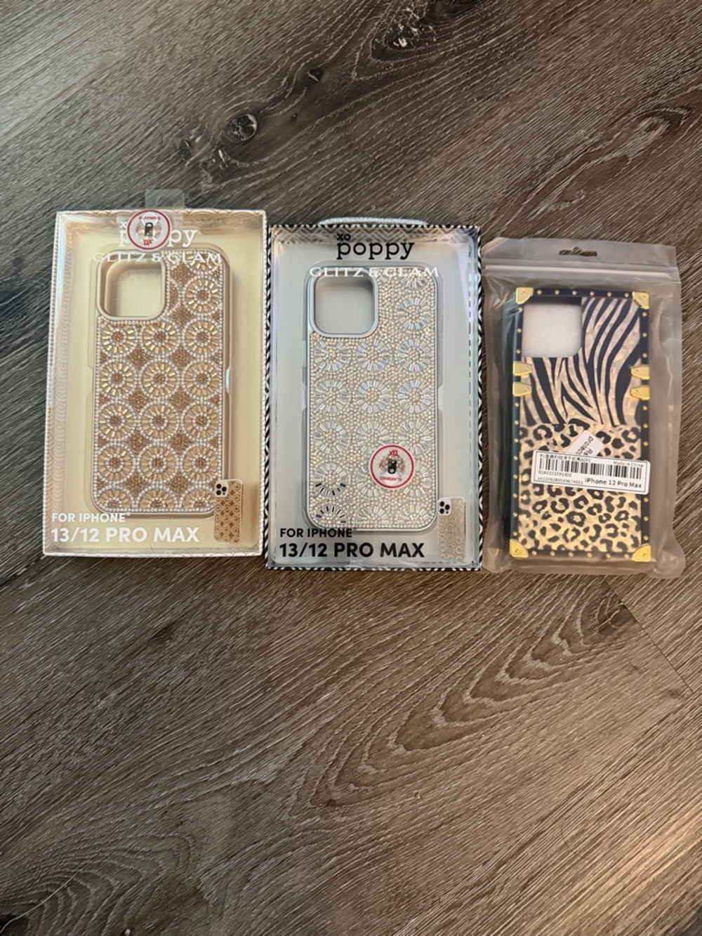 Poppy Glitz & Glam Gold Floral iPhone 13/12 Pro Max Case